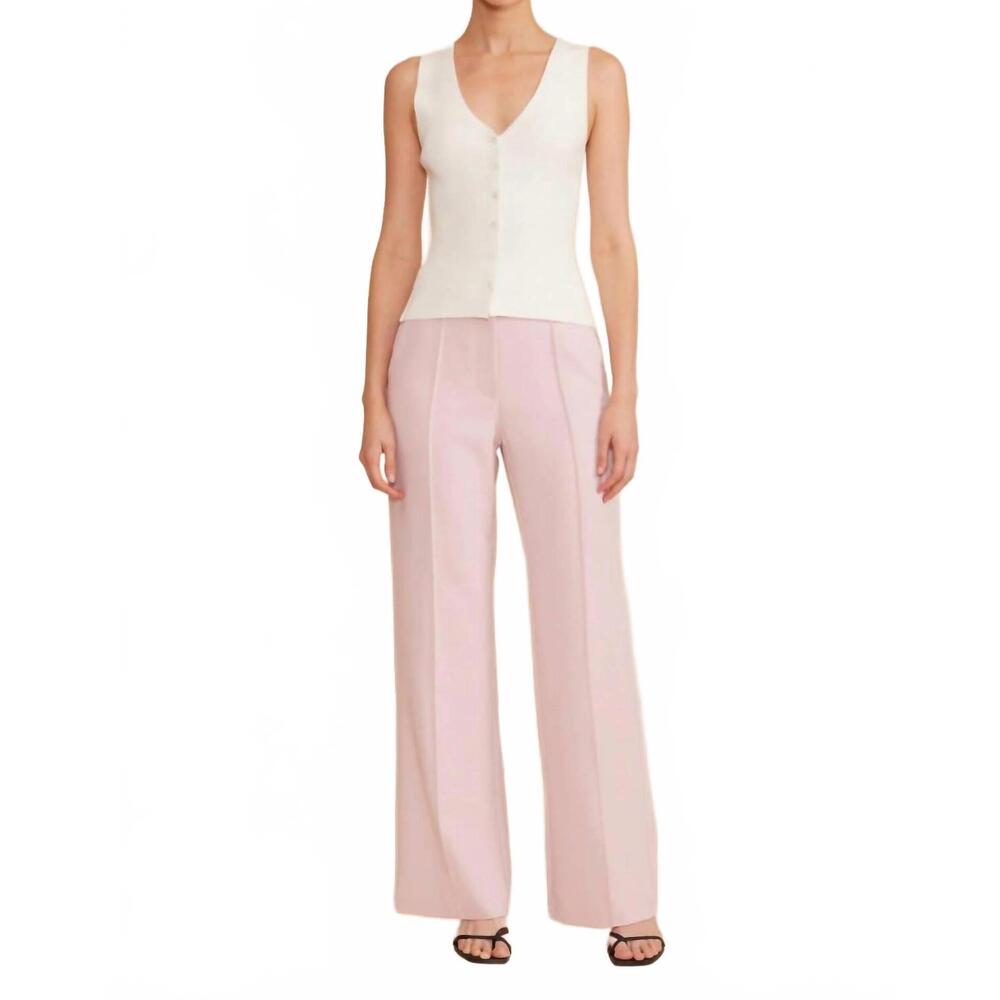 NEW LUCY PARIS eris knit vest in white